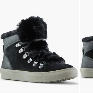 Daniel Faux fur trim Winter waterproof  boots